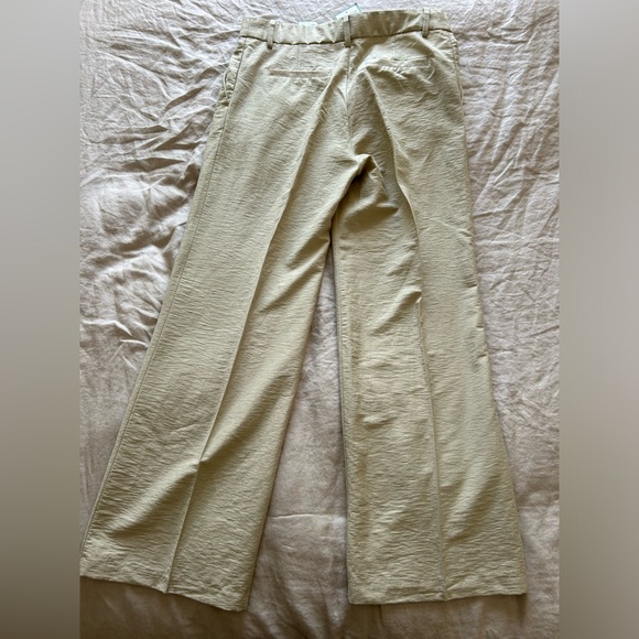 H&M Straight-Leg Linen-Blend Trousers - BNWT - sz 6 - Picture 7 of 9